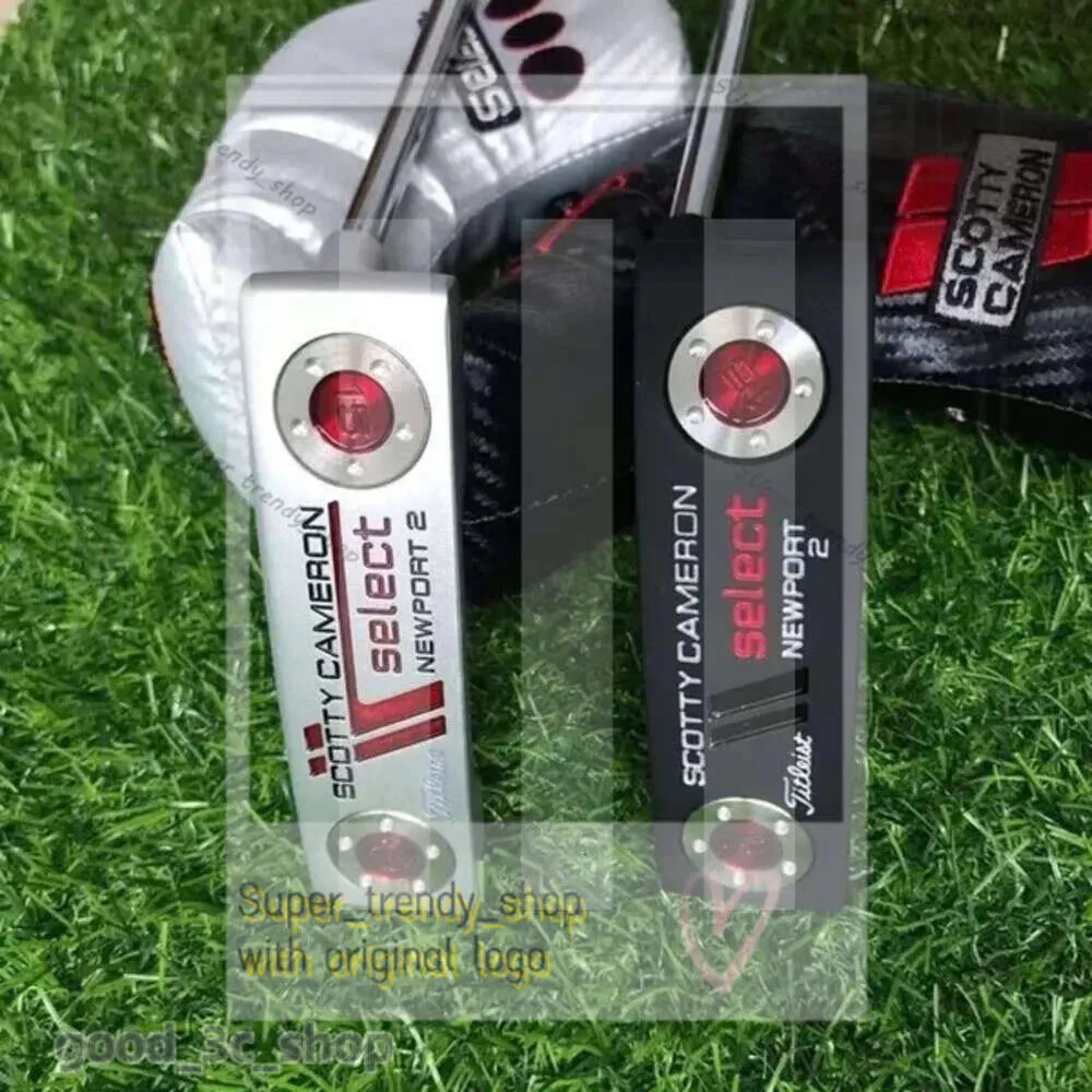 Designer Scotty Putter Black Silver Newport 2 Golf Putter Special Lucky Fourfie Afte Clover Cricchi da golf da uomo Contatta le squadre di golf a destra 790