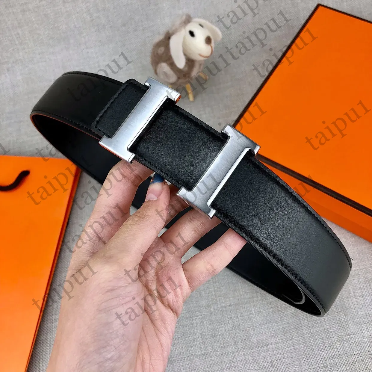 Luxury Designer Belts for Women and Men Classic Brand H BB Simon Belt Fashionable Ceinture with Box