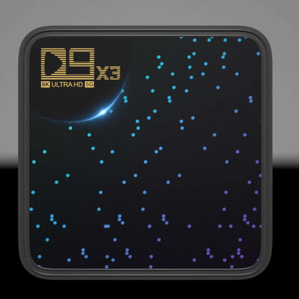 D9 X3 Settop Box Android 9.0 S905X3 Smart Player 2G/32G BT BT BT BT