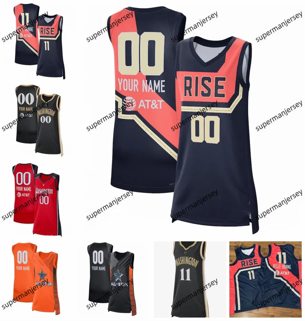 2024 Dames Basketbal Washingtons Mystics Jersey Aaliyah Edwards Kaylynne Truong Nastja Claessens Julie vanloo Elena Delle Donne Brittney Sykes Ariel Atkin