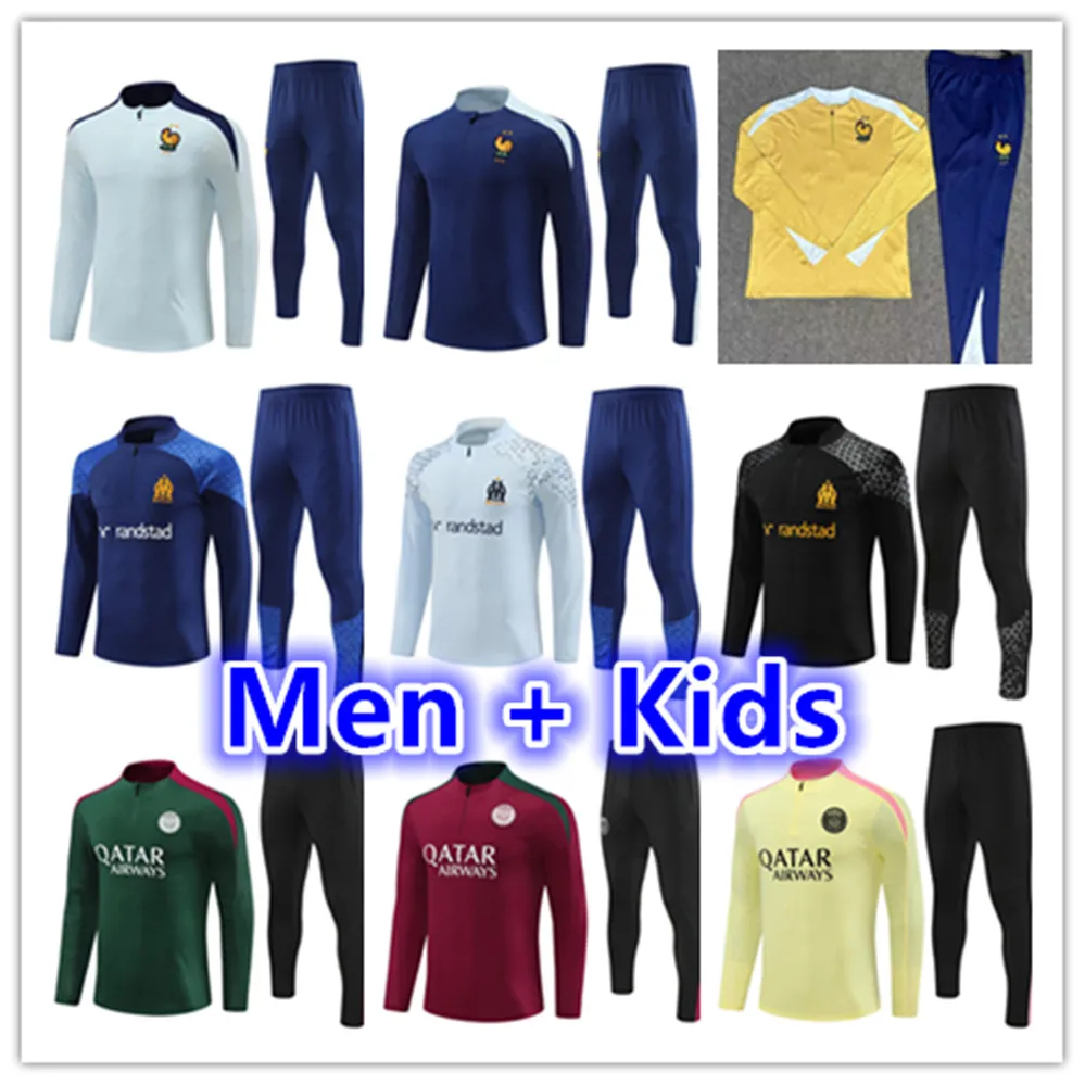 2024 2025 Maglie da uomo e per bambini Marsiglia Kit da pista di calcio Olympique de 22 23 24 25 OM HAMS FOALLINA ALL'ALCEDIMENTO SUDITURA SUPPEDITÀ MAILLOT CHANDAL