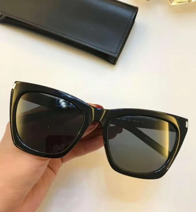 Lunettes de soleil noires Lunettes de soleil Designer pour femmes Kate SL 214 Havana Brown Shades Unisexe Sun Glasses Fashion Eyewear Lunes Driving Tre5218381