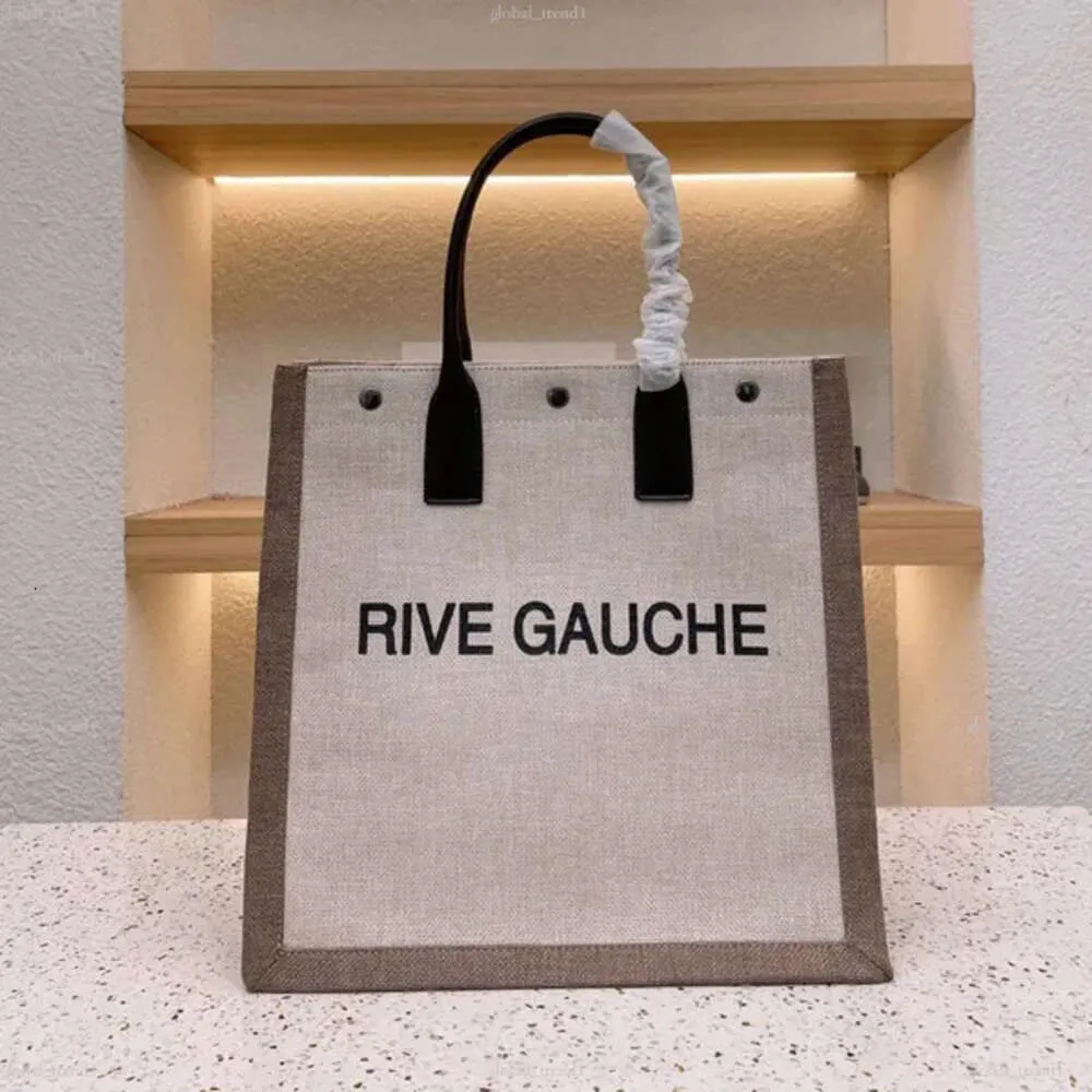 Designer Women Handbag Rive Gauche Bag Textile Leather Shopping Bags Handbags Top Linen Large Beach Bags Travel Crossbody Shoulder Satchel Wallet Bag 680