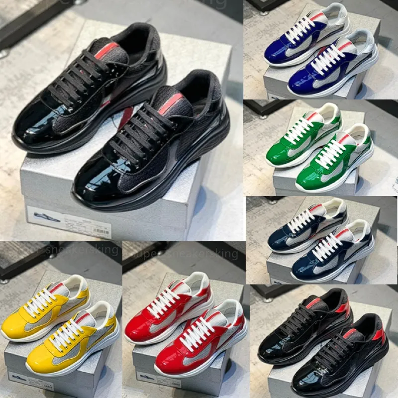 Sneakers Designer America Cup Men Women Casual Scarpe Casualmente Patteni Piatto Piatto Piatto A Maglie Bianca Black Mesh Up Up Outdoor Comfort Runner Taglia 35 46 Da 48 16 DHgate