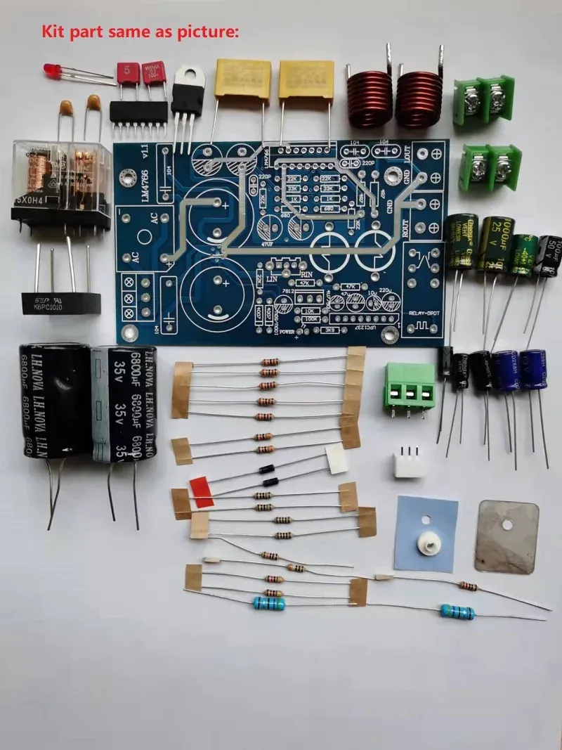 Amplificateurs Kits DIY Version GC LM4766 Carte d'amplificateur de puissance HIFI à double canal