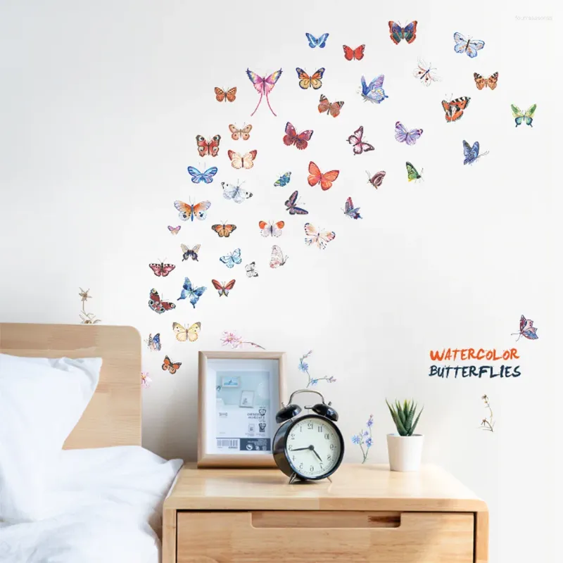 Wall Stickers 1PC Butterfly Xpress Living Room Kitchen Bedside Cupboard Cup Notebook Fridge 30cmx60cm 50N