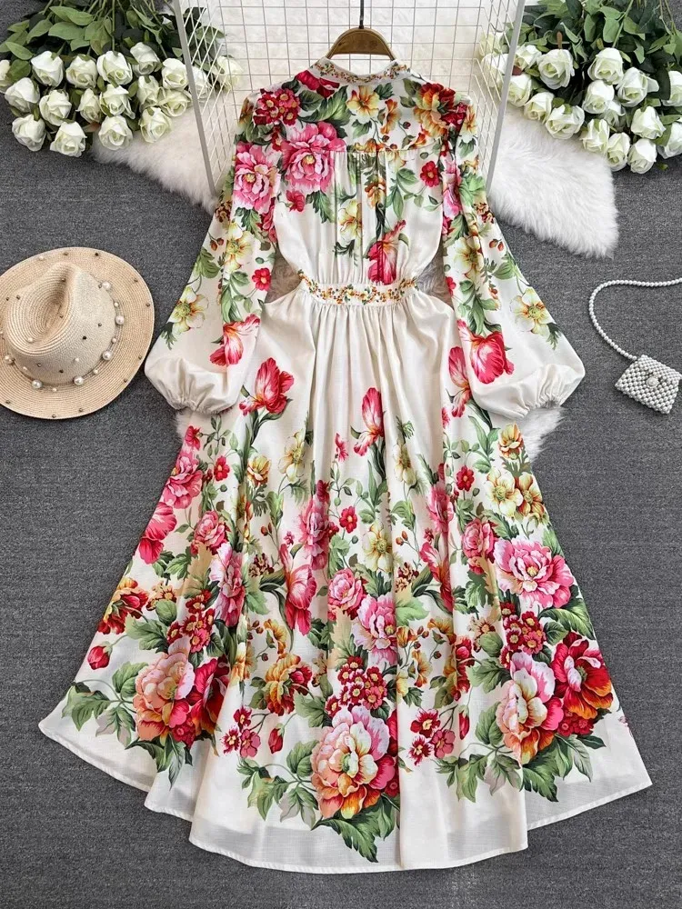 Basic Casual Dresses Womens V Neck Floral Maxi Dress... From Xiongstore,  $36.19 In Bulk | DHgate.Com