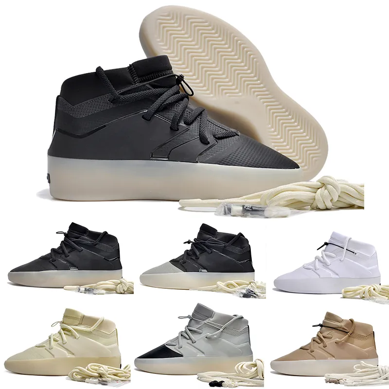 Athlétisme I Designer Chaussures de basket-ball carbone noir blanc argile désert sable de sable masculin