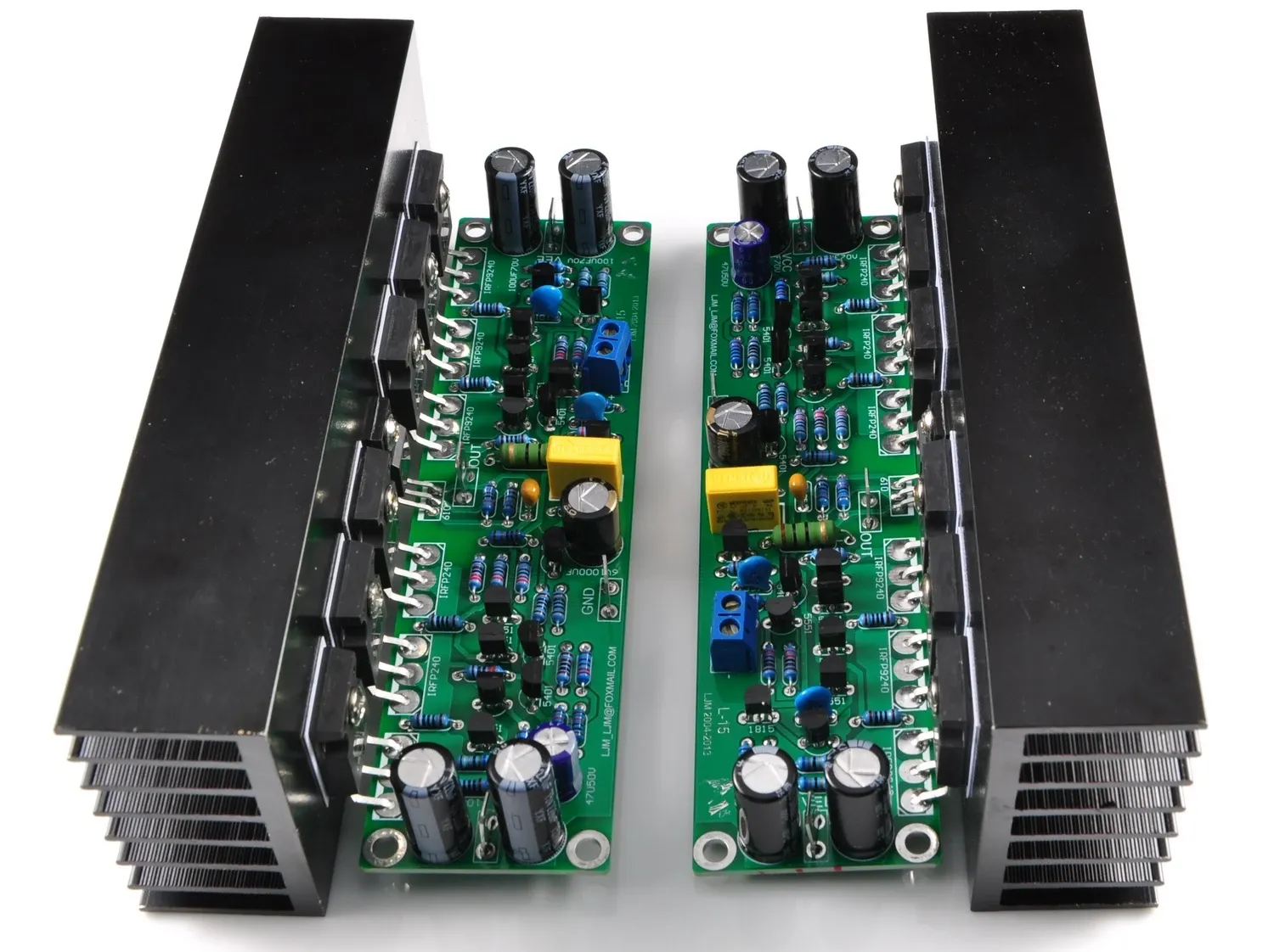 Amplificador 2pcs L15 Amplificador de potência FET 2 canais 3 pares IRFP240 IRFP9240 150W 8R 300W 4R 600W 2R