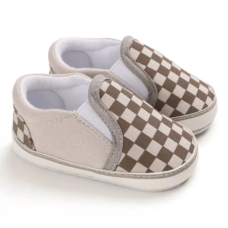 Baby Shoes Boy First Walkers Infant Casual Shoes Slip-on Prewalker Crib Shoes 0-18M