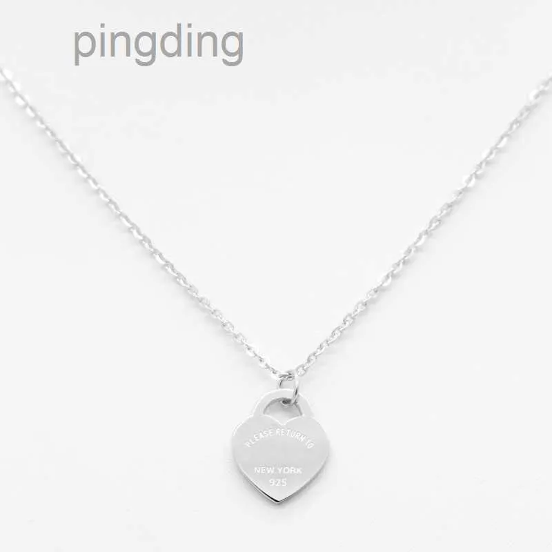 Nieuwe stijl roestvrij staal mode t ketting sieraden hartvormige hangliefde liefdeskettingen voor dames feest bruiloft geschenken groothandel