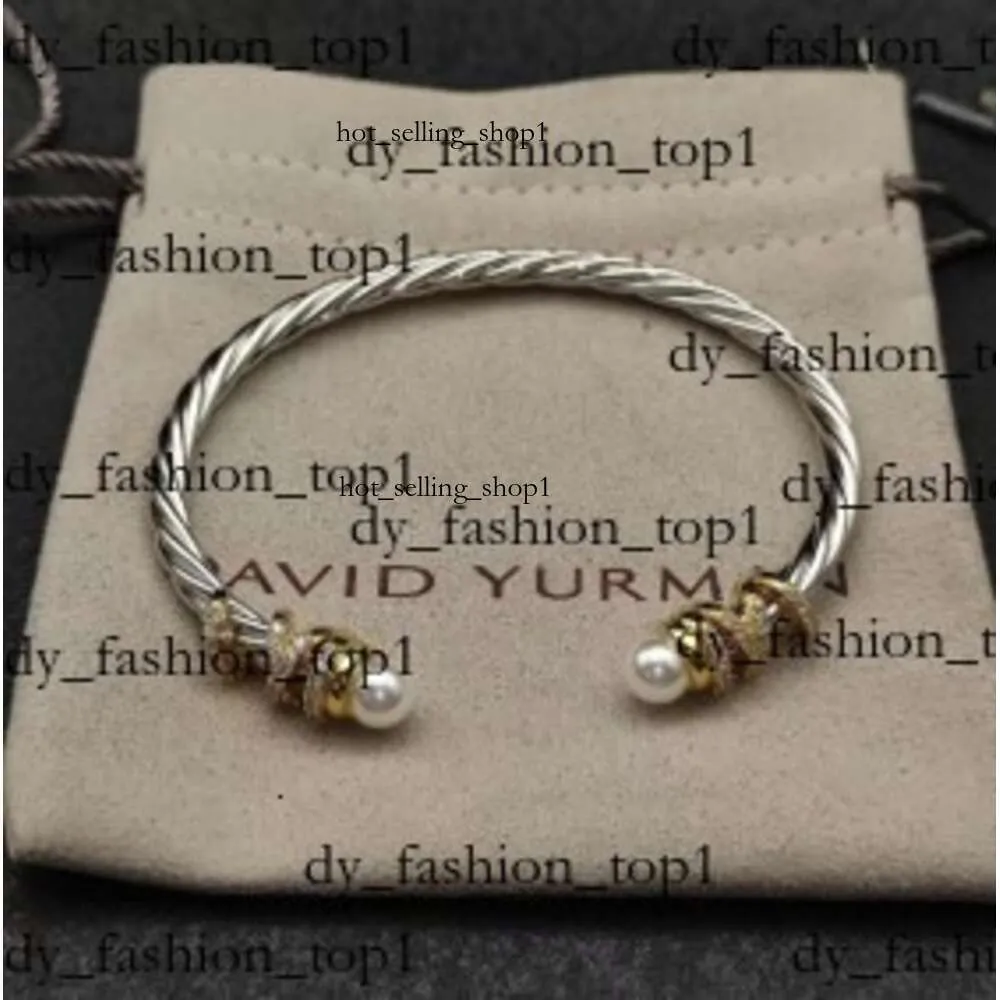Dy Designer Bracelet de luxe de haute qualité David Yurma Bracelet Bijoux Bracelet Simple and Elegant Popular Twisted Ring David Bracelet 102
