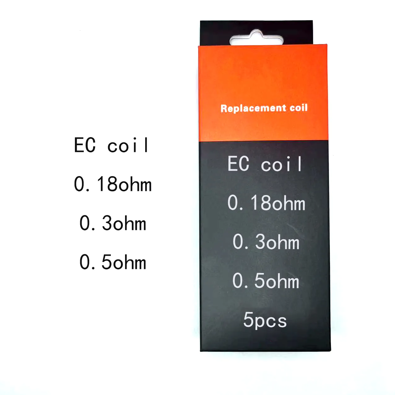 EC (serie) convertitore rapido in acciaio inossidabile 0,18ohm 0,3ohm 0,5ohm