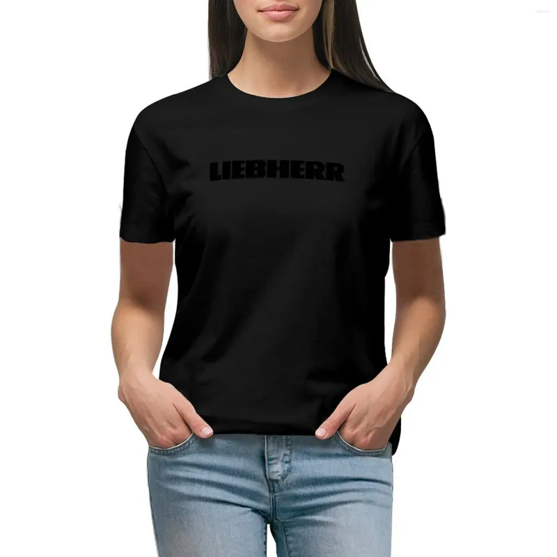 Polos Kobiet Liebherr T-Shirt Anime Ubrania Lady Funny Woman