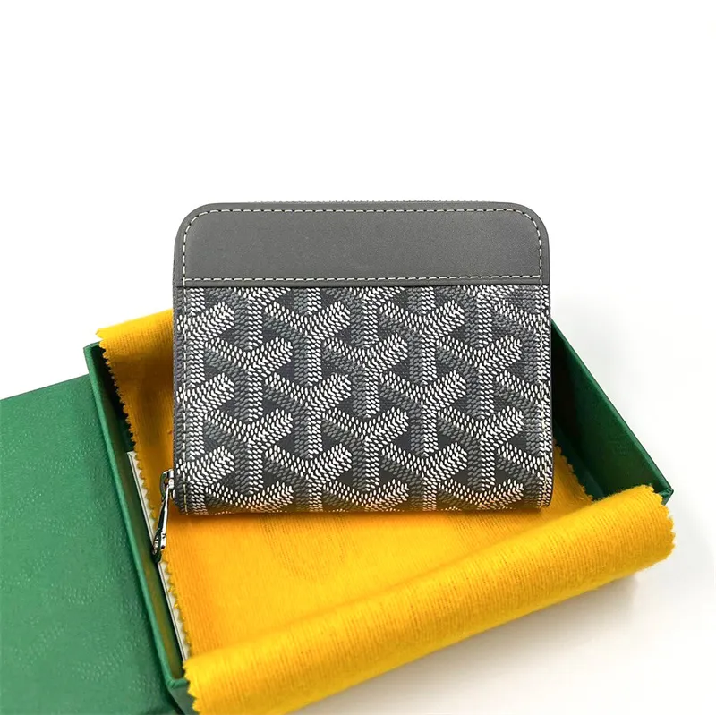 Högkvalitativ kvinnors matignon plånbokskorthållare Luxurys designer zippy plånböcker mode mens nyckelpåse läder mynt handväska blixtlås pocknyckel påse arrangör plånböcker