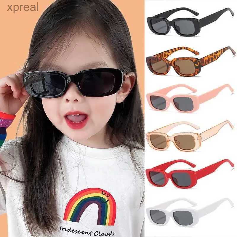 Zonnebrillen ovale kinderen schattige retro UV400 zonnebrillen voor meisjes en jongens zoete zonnebrillen bescherming klassieke kinderen zonnebril voor meisjes en jongens wx