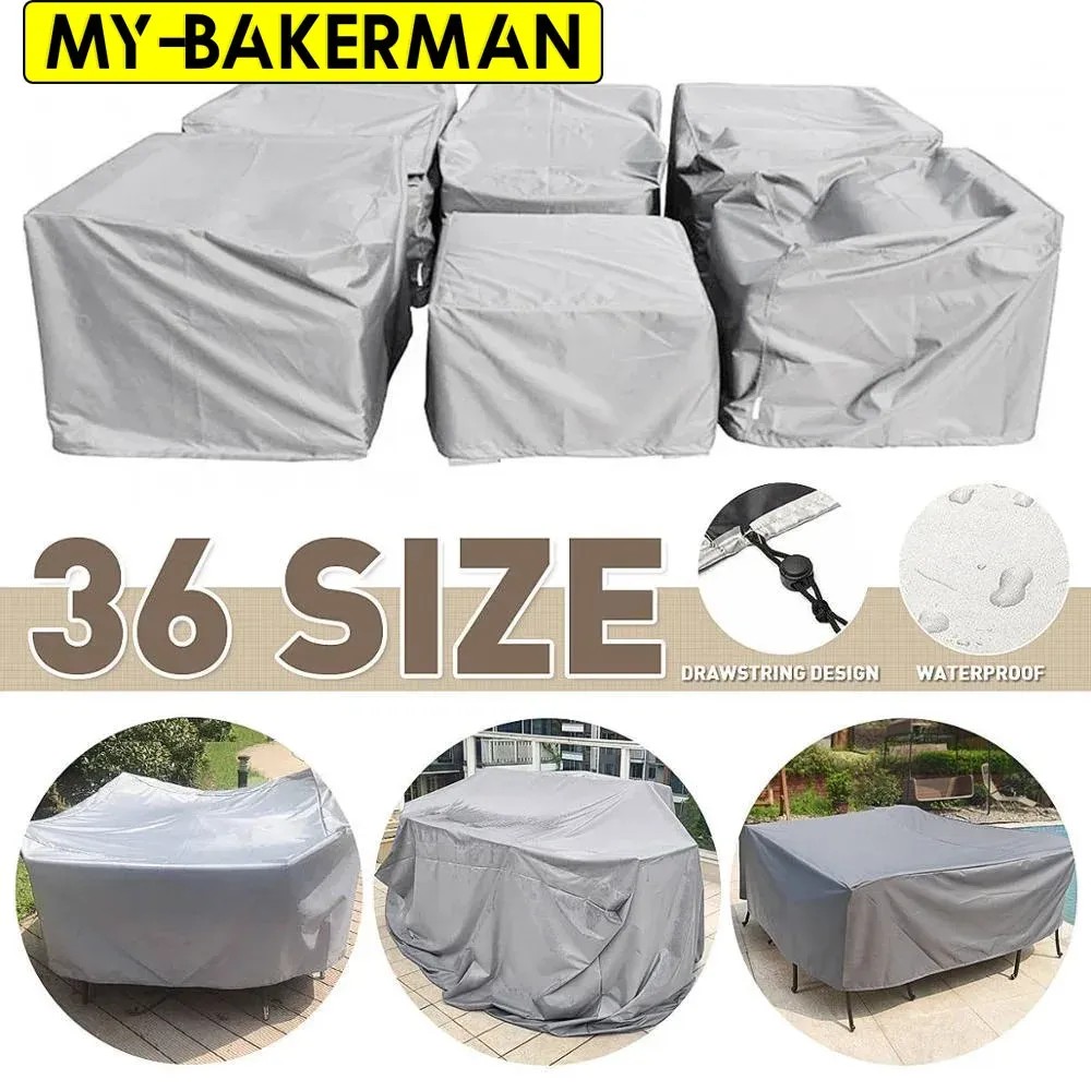 Covers Outdoor Patio Dust Cover Garden Furniture 210D Polyester All Purpose Covers Garden Waterdichte hoes