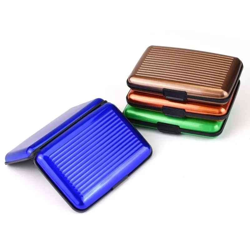 Men Aluminum Credit Card Holder Metal Case Solid Bank Card Anti-Scanning  Wallet from Dhgate Storage Holders & Racks - price 1.02