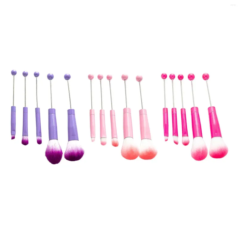 Makeup Brushes 5 pièces Kits à outils de brosse de maquillage perle