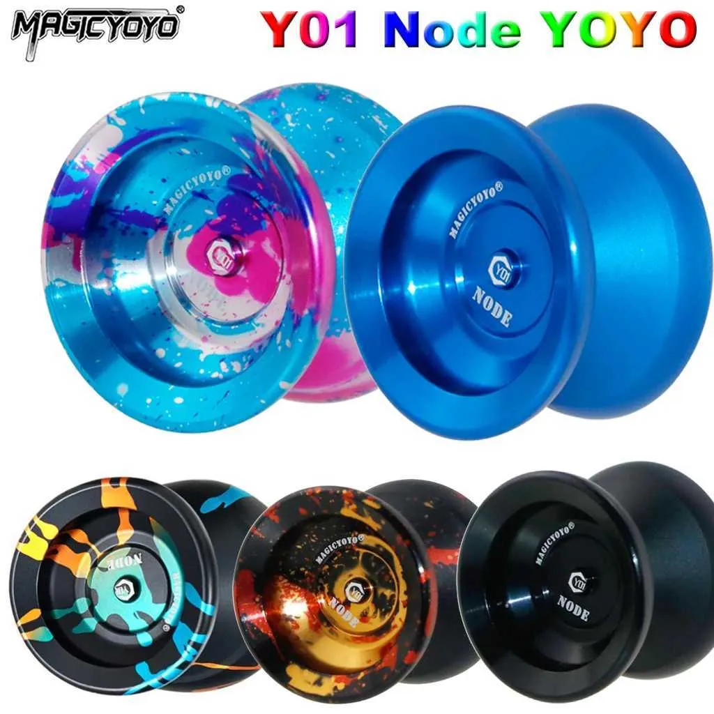 Yoyo Magicyoyo Y01-Node N12-Serie Metal Professional Yoyo 10-Kugel-Lager mit Seil Jo-Yo-Spielzeug Geschenk für Kinder Kinder Kinder