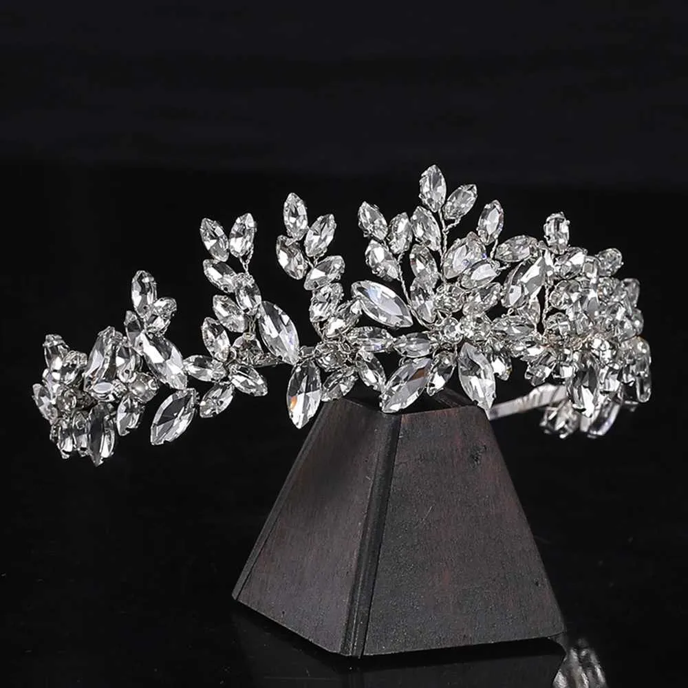 Bijoux de mariage Bijoux Bridal Bandau à la main Flaite Fleur Boullette de fleur Crystal Wedding Fashion Headress Femme Femme Coiffure Coiffure Coiffure