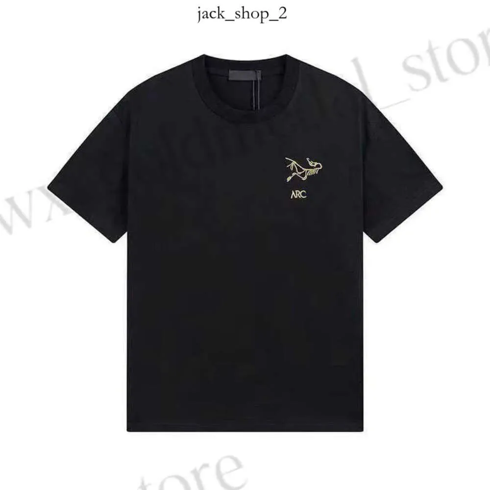 Одежда для рубашки дуги Tees Edition 2023S Универсальная модная бренда Классическая красочная принт свободный унисекс -дизайнерский дизайнерский рубашка Mens Дизайнерская футболка 1 KC7A ARC Jacket 336