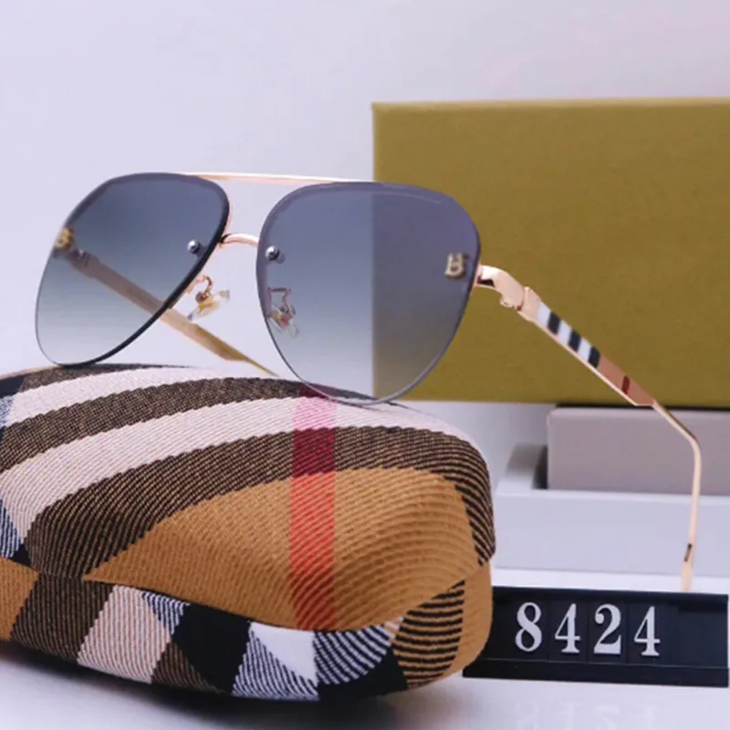Mens Designer Sunglasses Full Frame UV400 Protection Unisex Fashion Eyewear Luxury Clear Lenses 2024 Trend