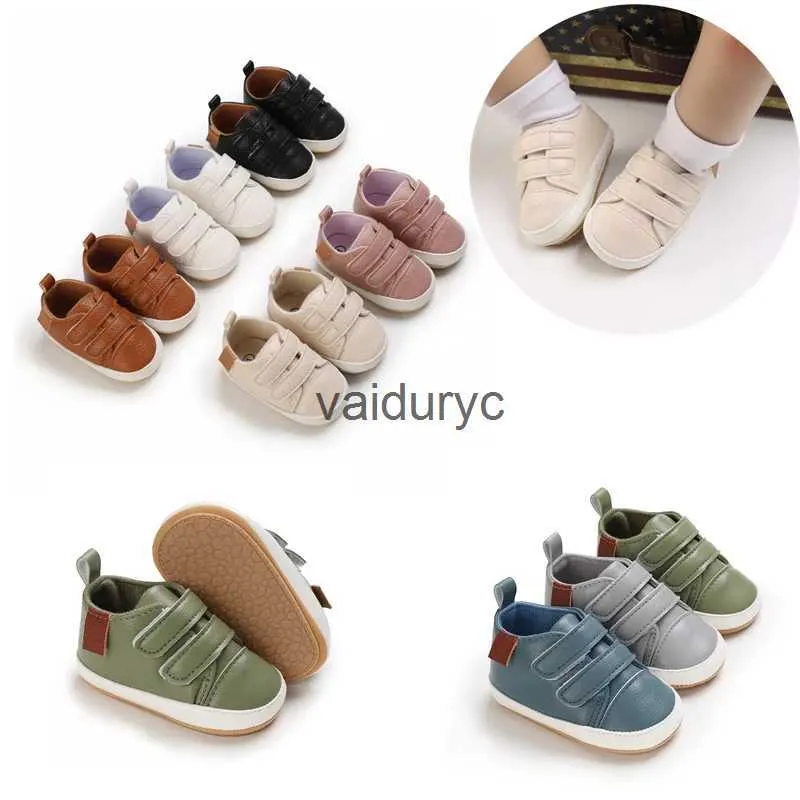 First Walkers 0-18M Spring And Autumn Style 0-18 Months Baby Pure Color Fashion Leisure Sports Shoes Newborn Classic Toddler H240506