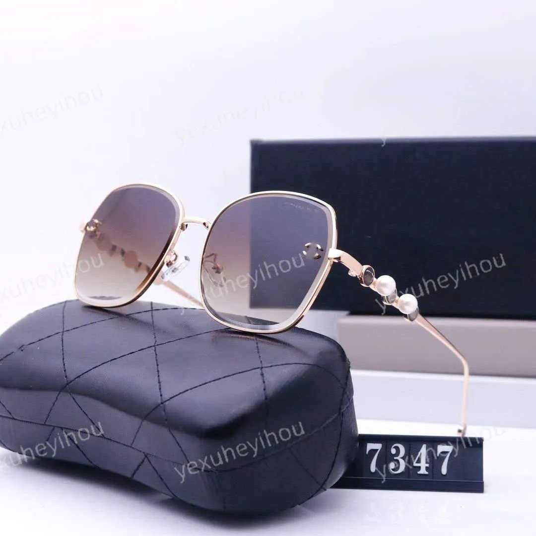 New Chanells Sunglasses Designer channel Sunglass Square Frames Eyeglasses Men Women Goggle Outdoor Driving Shades Glasses Beach Sun Glasses with box A2