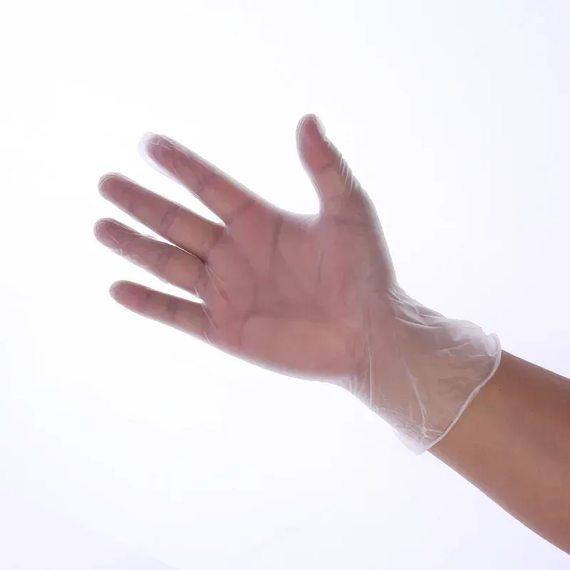 Handschuhe 50pcs PVC TPE Einweghandschuhe wasserdichte pulverfreie Latexhandschuhe für Haushaltsküchenlaborreinigungshandschuhe