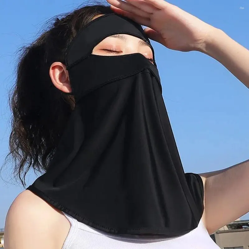 Écharbes protection contre le visage UV Womne Encolure Masque Men de pêche Gini Gini Summer