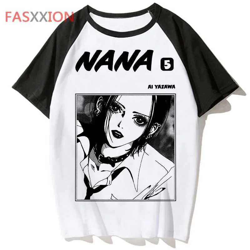 T-shirts masculins nana anime t-shirt hommes houbs hop harajuku tshirt drôle pour t-shirt vêtements hip strtwear t mâle t240506