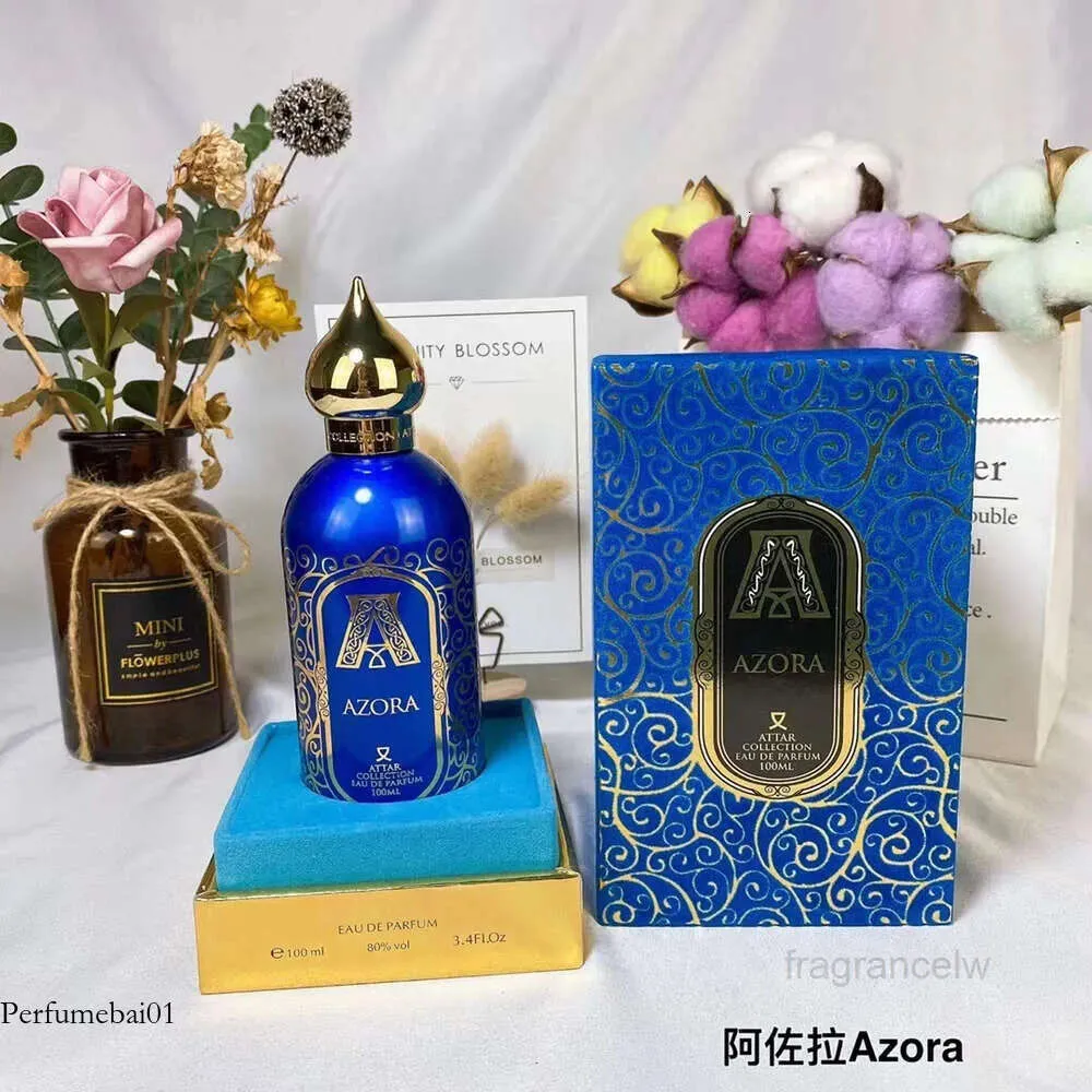 SCUCCHIO COLLEZIONE ATTAR COLLETTO 100ML AZORA HAYATI AZALEA AL RAYHAN MUSK FLORALE KASHMIR KHALTAT NOTTE AREEJ PARFUM 3,3 once di un odore di lunga durata uomini Donne Spray Fragranza 5088