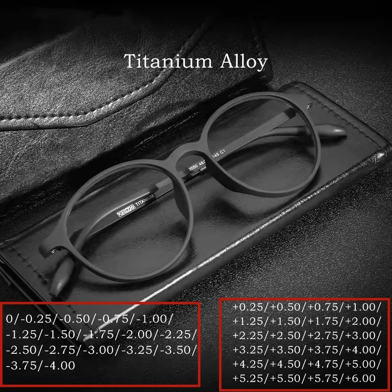 Ultralekka gumowa okrągła rama niebieska światło blokujące okulary czytania mężczyzn komputer Prezbiopowe okulary o okularach krótkowzroczności 240416