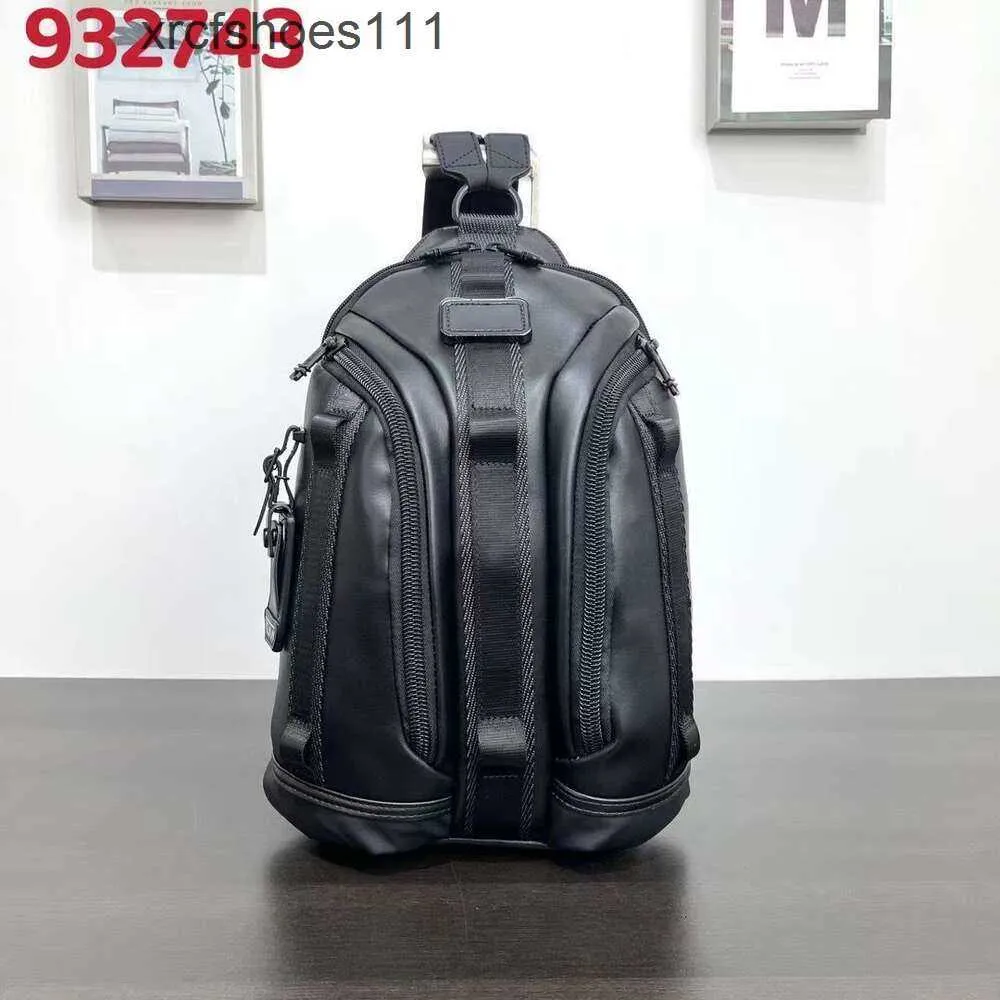 Capacité pour hommes Pack décontracté tummii designer multifonctionnel designer poitrine en cuir sac à dos 932743 Back Tummii Sac grand voyage Business Ye3x