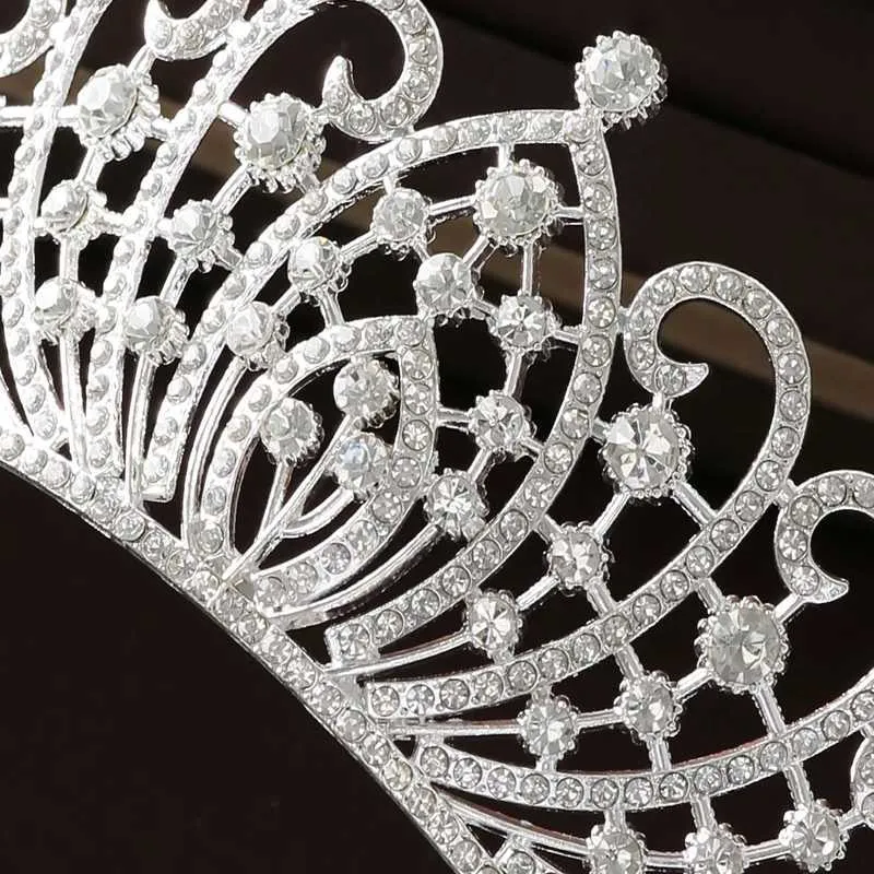 Jóias de cabelo de casamento ITACAZZO CABEÇA CABELA PRIMEIRA CORAÇÃO LUZULOUS LUZULOUS Ladies Tiaras de noiva clássicas