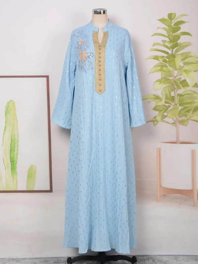 Vêtements ethniques Femmes Abaya Robe de perle musulmane Dubaï Arabe Vintage Robe pour Kaftan Turquie Caftan Marocain Abayas Vestido Longo Feminino