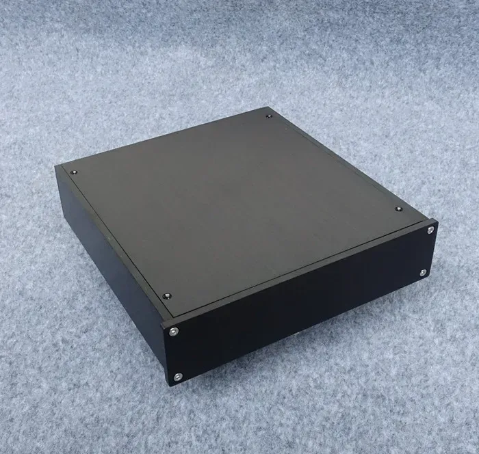 Versterker DAC -versterker Case Aluminium Chassis Voeding Diy AMP Project W220 H52 D225mm