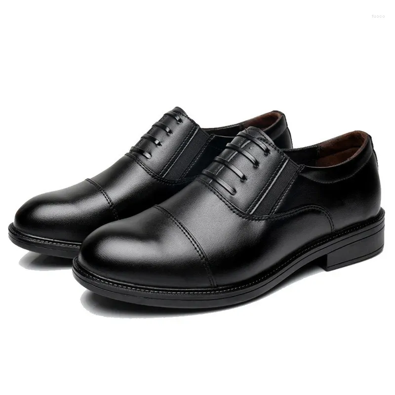 Lässige Schuhe Mazefeng Brand Classic Speced Toe Oxford Männer Flats formelles Kleid Schwarzes brauner Sommer Männlicher Business Party 38-44