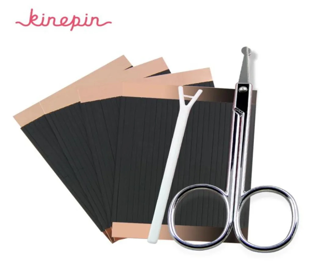 KINEPIN 208pcs Magic Makeup Eye Sticker Invisible Double Sided Eyelid Tape Stickers Stretch Eyes Adhesive Fiber Strips Tools1000439