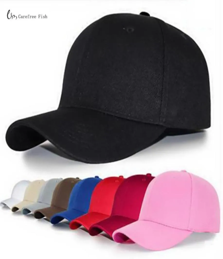 2020 cappellino nero a colori solidi berretto da baseball berretto Cappelli da castina di Cappelli casual gorras hip hop papà cappelli per uomini donne unisex4978866