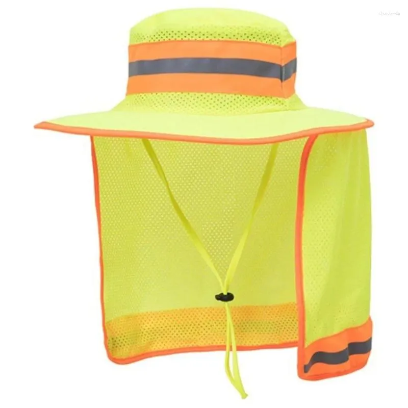 Chapéus de aba larga Chapéu de saneamento ambiental de verão Capinho solar protetora de peixe Proteção Sun Protection Fisherman ao ar livre