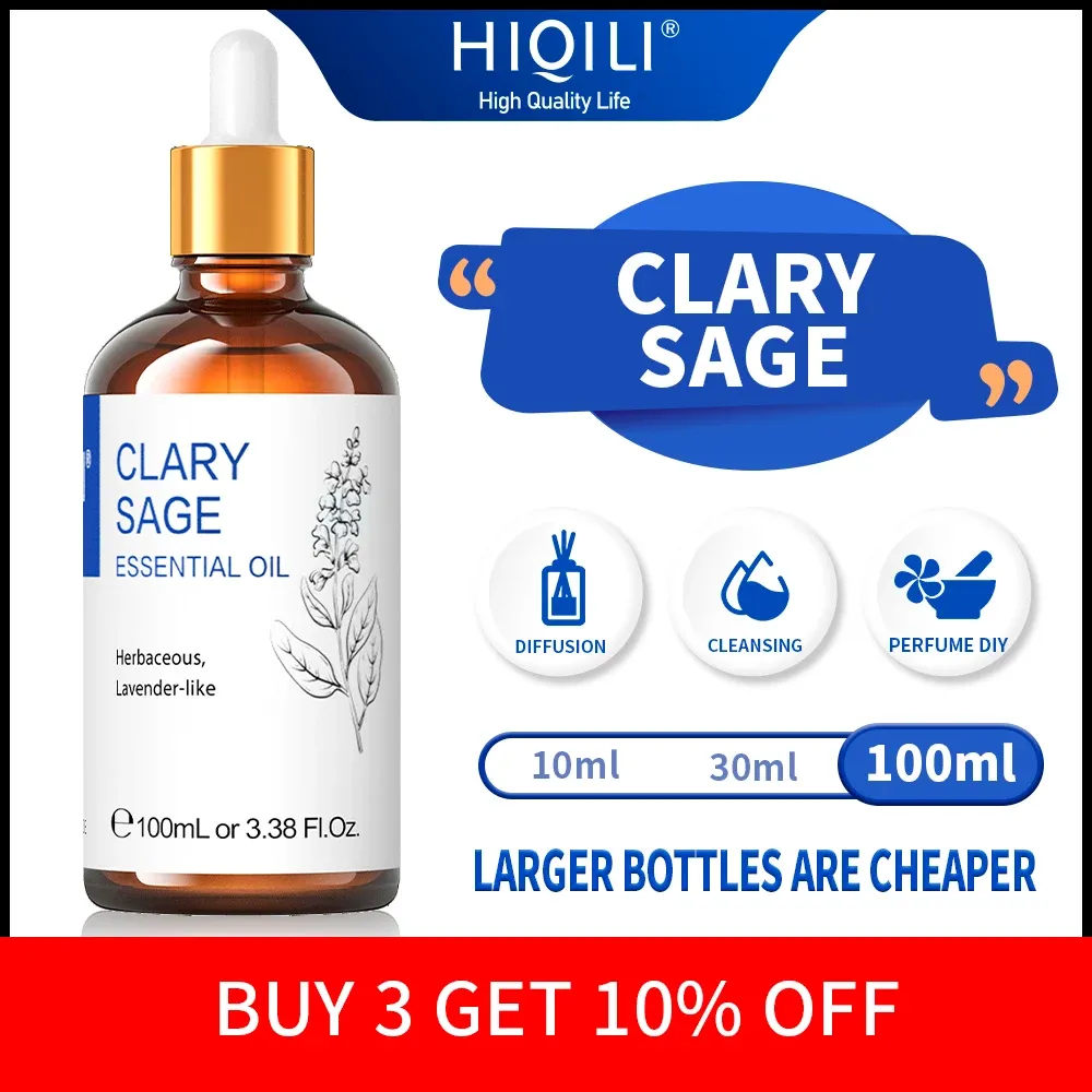 Свечи Hiqili 100 мл эфирные масла Clary Sage для диффузора увлажнителя свечей