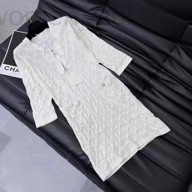 Basic & Casual Dresses designer Summer New Product Xiaoxiangfeng Heavy Industry Embroidered Strap Dress for Women HD6H