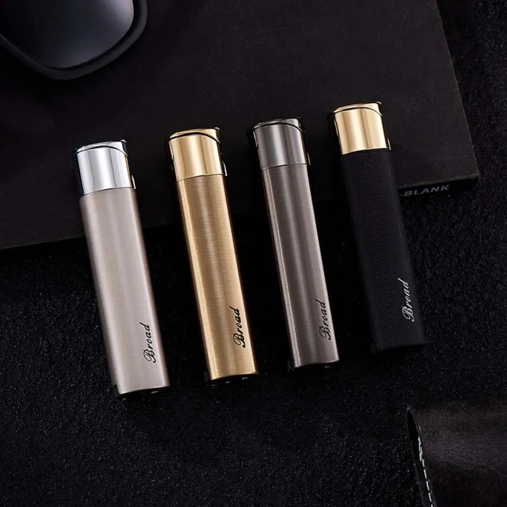 BD436 MINI METAL LIGHTER LIGHT APPORTER LA FLAME BLUE CLASSIQUE Classic Gas non rempli de cigarette