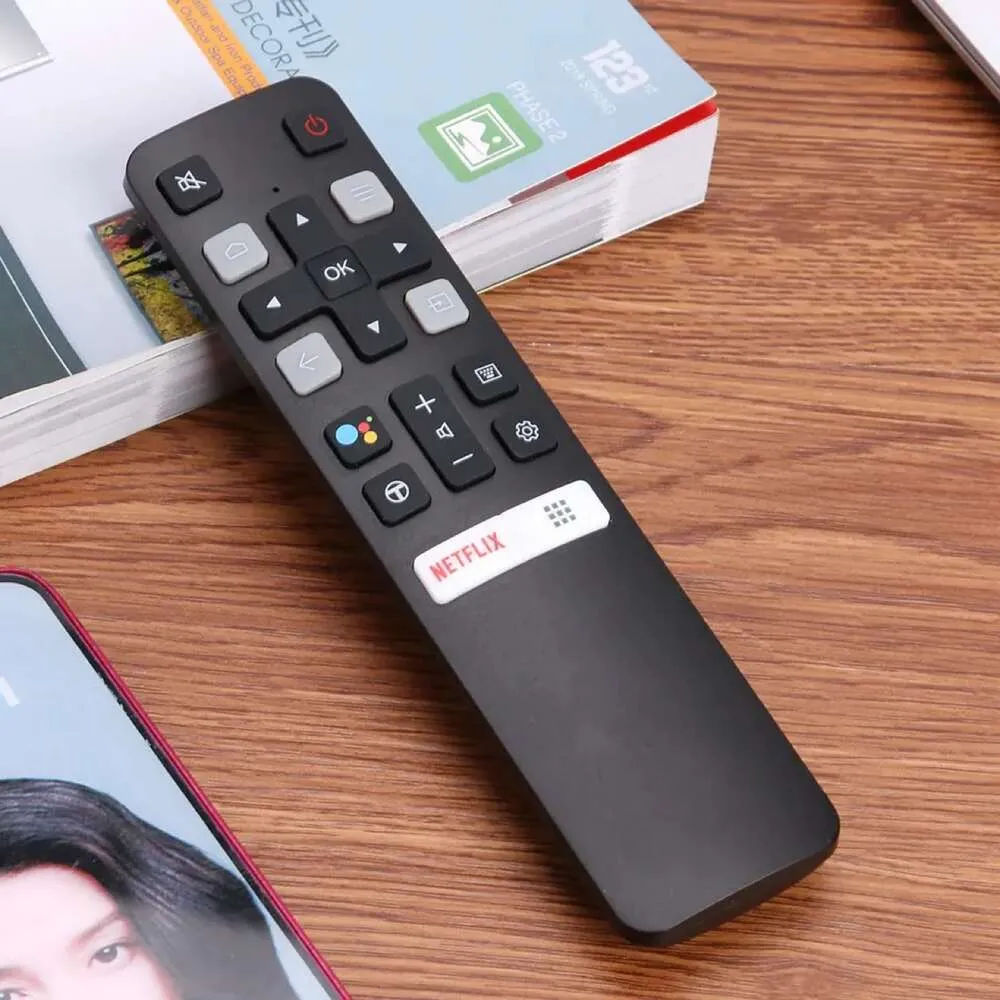 Enhanced TCL TV Remote Control RC802V FMR1 FMR2 FLR1 FUR5 FUR7 FU R6 ...