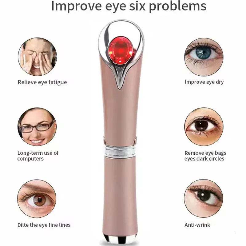 Eye Massager Vibration Heated Facial Massage Wand Pen Metal Anti Wrinkle  Skin Care Tool from Dhgate Eye Massager - price 58.37