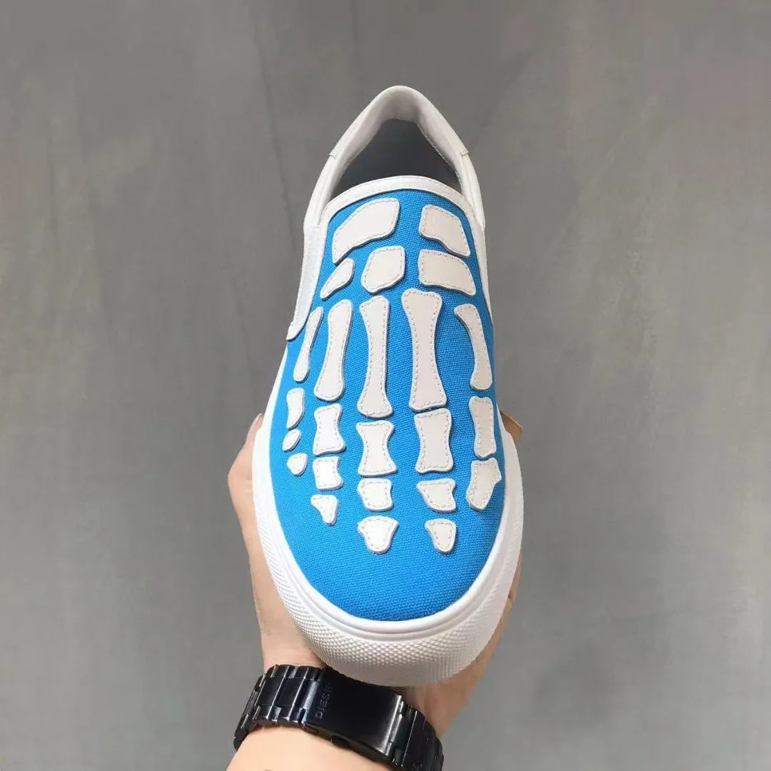 Skeleton slip on shoes on sale