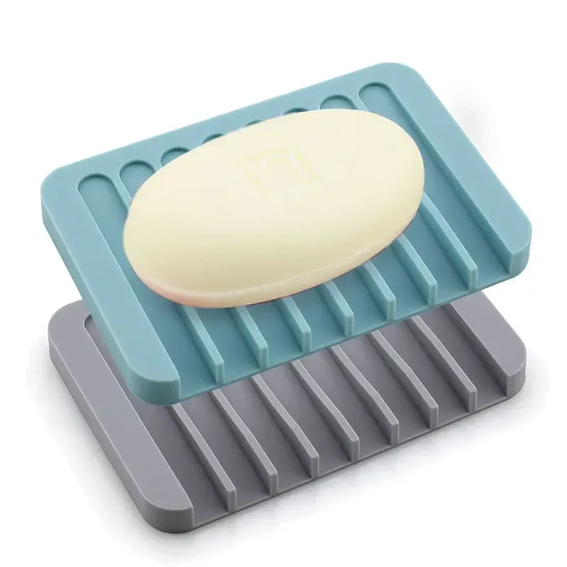 Piatti Sinvecchia da cucina in silicone Sapone Piatto Solping Speatino asiposo Porta del vassoio Sponge Organizzatore di caddy per distributore di sapone per piatti