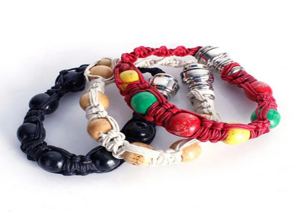 Nouveau bracelet en métal portable Smoke Fumer Pipes Jamaica Rasta Pipe Color Couleurs pour l'homme et les femmes8894488